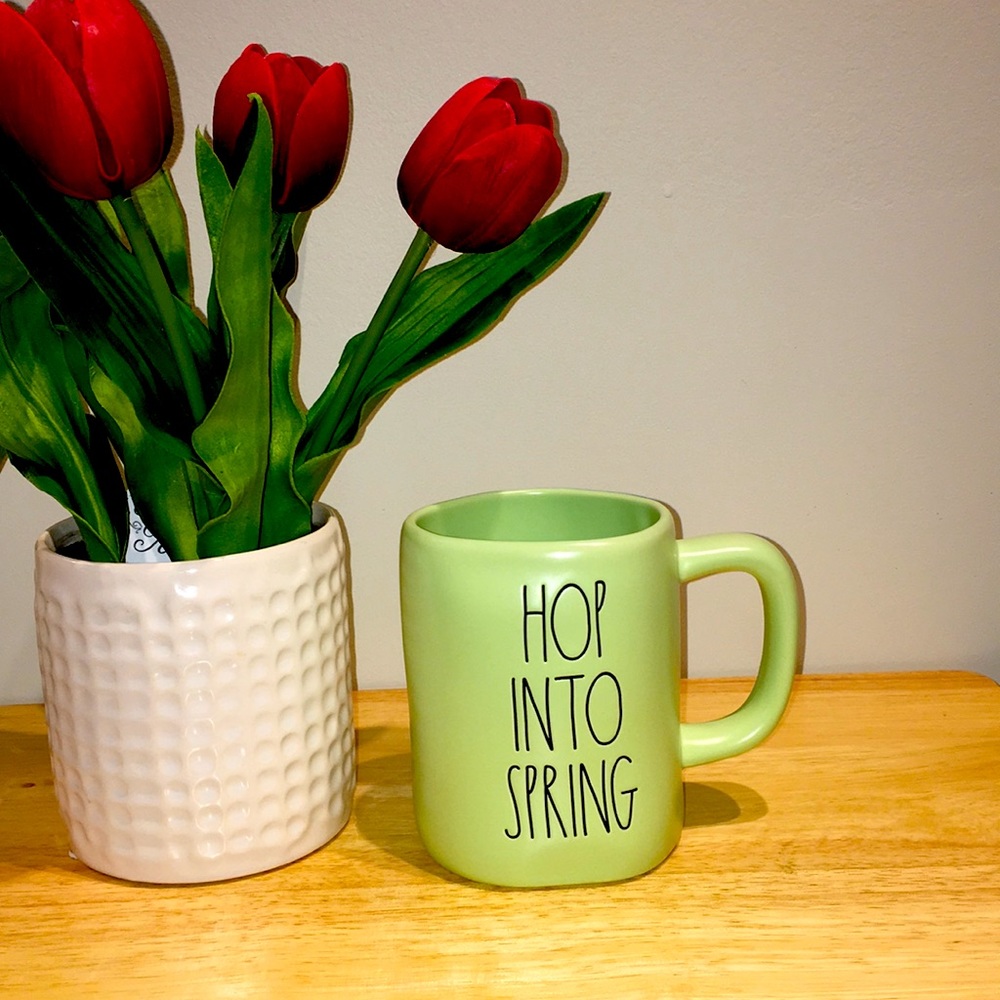 Rae dunn Hop into Spring Mug